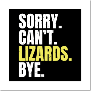 I just really like Lizards ok Reptile Keeper Posters and Art